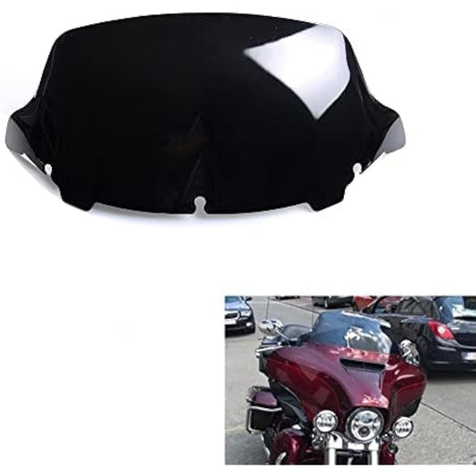 10.5 inch Black Wave Winds Screen Harley 2014-2022 Electric Ride Street Glide