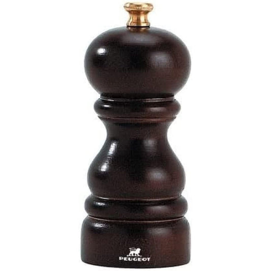 PEUGEOT Mill Pepper Mill Wooden Coarseness Adjustment Capacity 15g/12cm Manual Made in France Chocolate Paris 870412/1