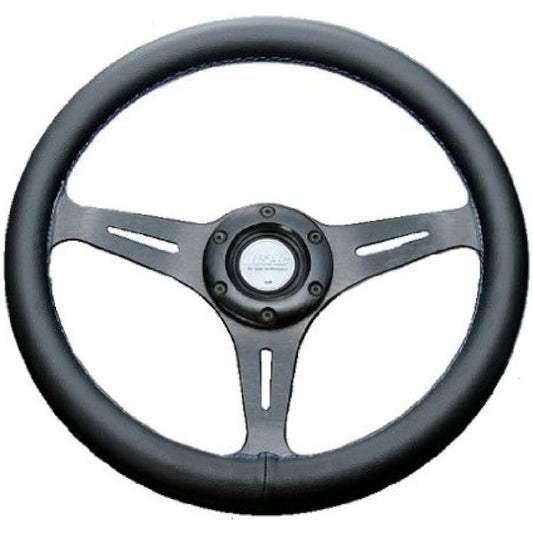 fortune FLAT-C PVC leather steering wheel 33φ red stitch