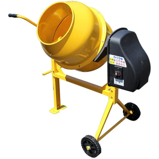 Electric concrete mixer Mazetaro AMZ-50Y [ALUMIS aluminum] Drum capacity approx. 120L Mixing volume approx. 50L
