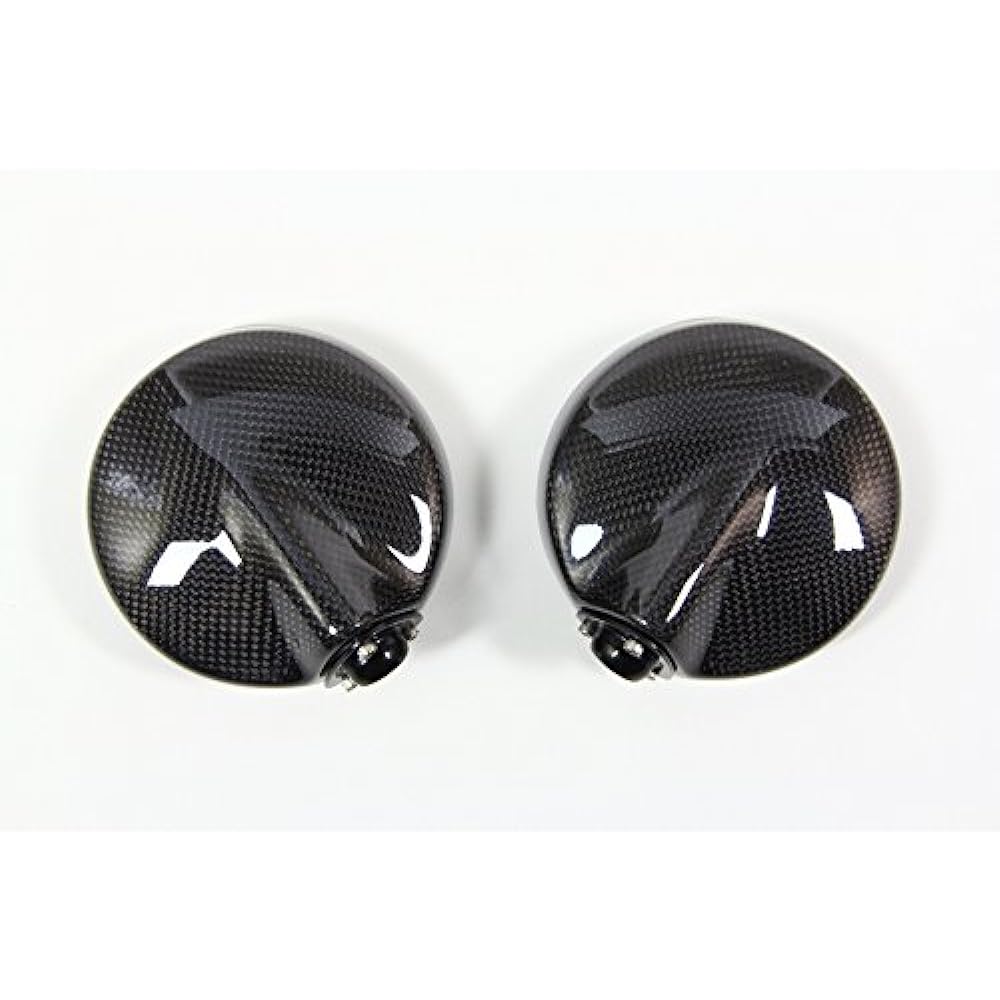 MAGICAL RACING Racer Replica Mirror Head: Type 6 Head: Twill Carbon Stem/Fitting Plate: Black Stem Type/Length: Long Elbow/95mm A01-TWRK-B6011