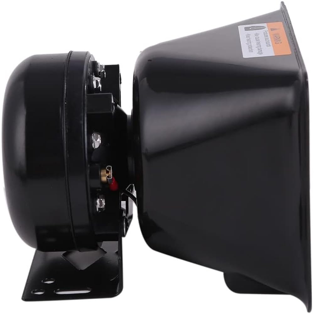 High Power 200W Car Loudspeaker 12V 24V with Siren Speaker Amplifier Hand Microphone For Events, Advertising Cars, Election Cars, Scrap Collection, Crime Prevention, Patrols, etc.