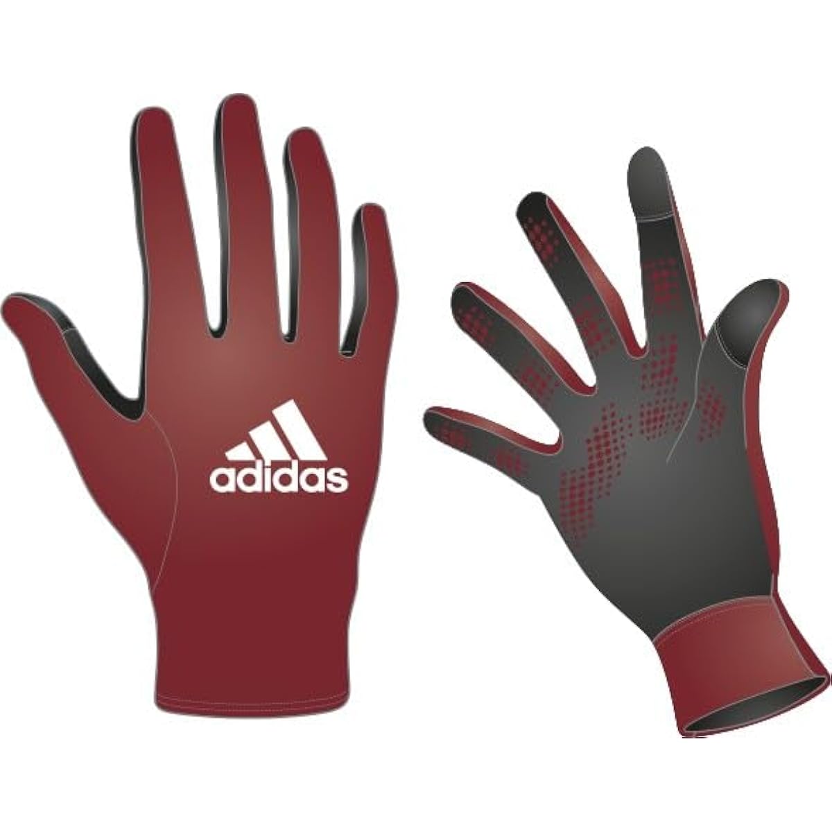 [Adidas] Basic Fit Gloves VE739 Men's White (HI3530) S
