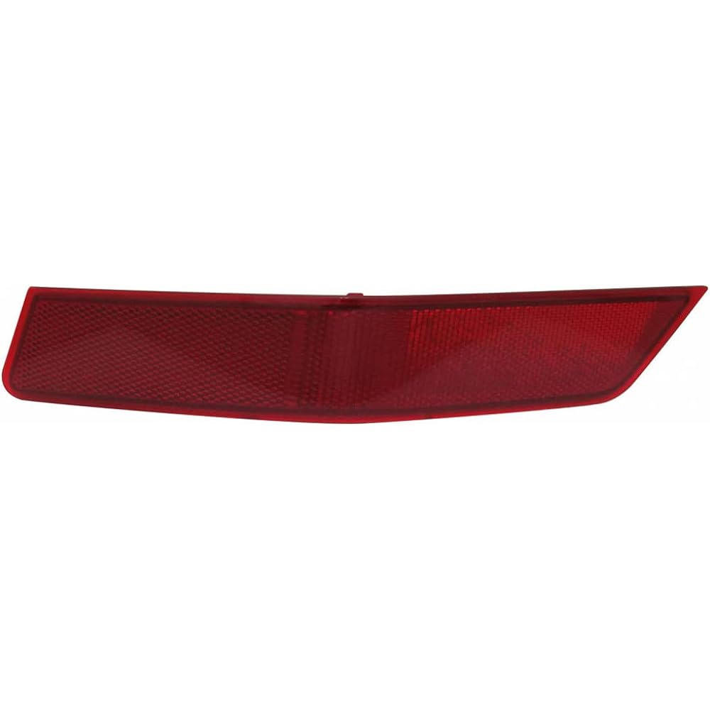 Compatible with Nissan Rogue Driver Side Rear Bumper Reflector with Light Bulb CAPA Certified Replacement for NI1184105-26565-6FV0B