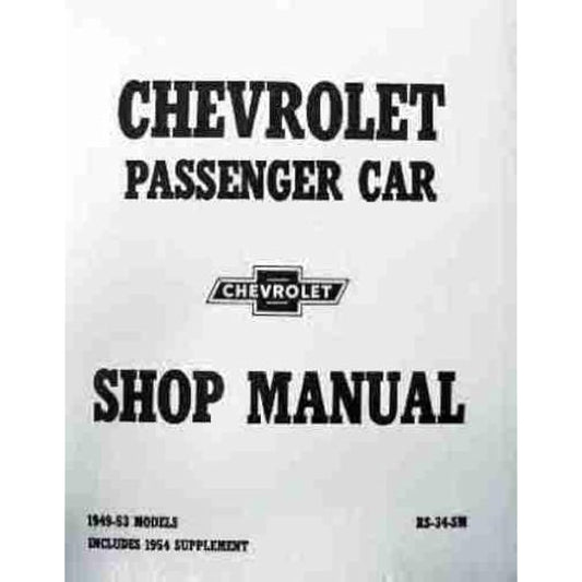 1949 1951 1952 1953 1954 Chevrolet Shop Service Manual