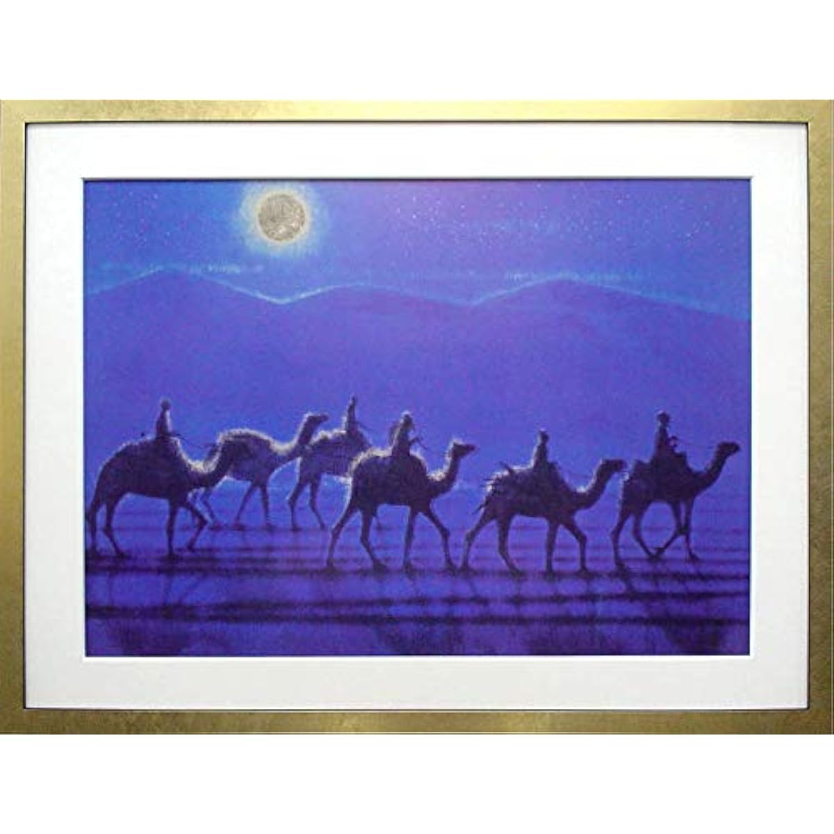 Art Shop Forms Ikuo Hirayama "Dunhuang Moonlight" Art Poster Framed Item