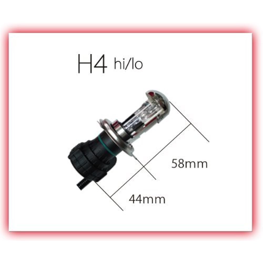 HID 55W H4 Hi/Lo 8000K Burner 2 Pieces 1 Set HID Valve