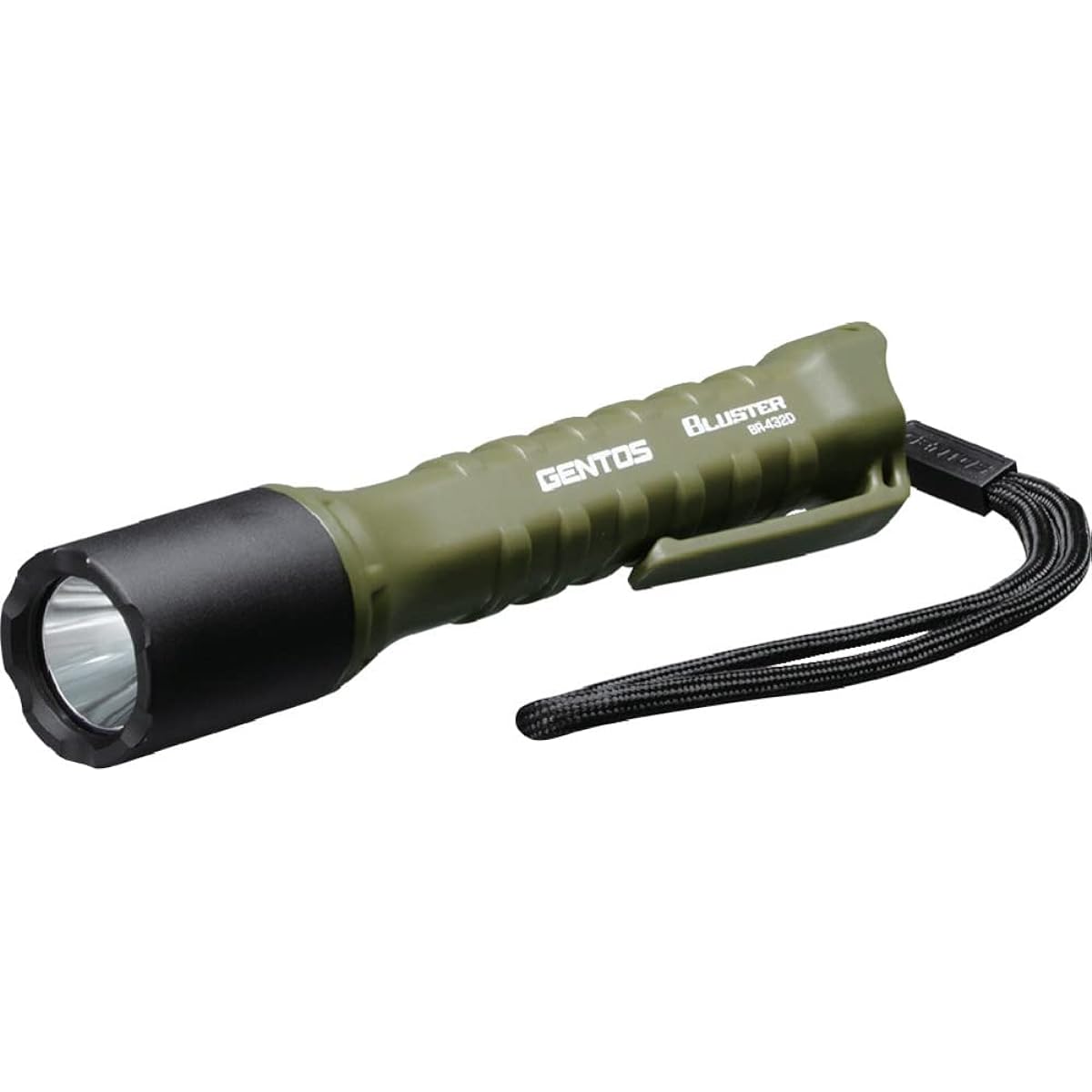 GENTOS Flashlight LED Light AA Battery Operated Powerful 400 Lumens BR-432D/BR-10M