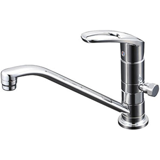 KVK Single Lever Mixing Faucet with Mounting Hole for Sink with Branch Hole (Water Supply/Hot Water Supply) KM5011UTTN