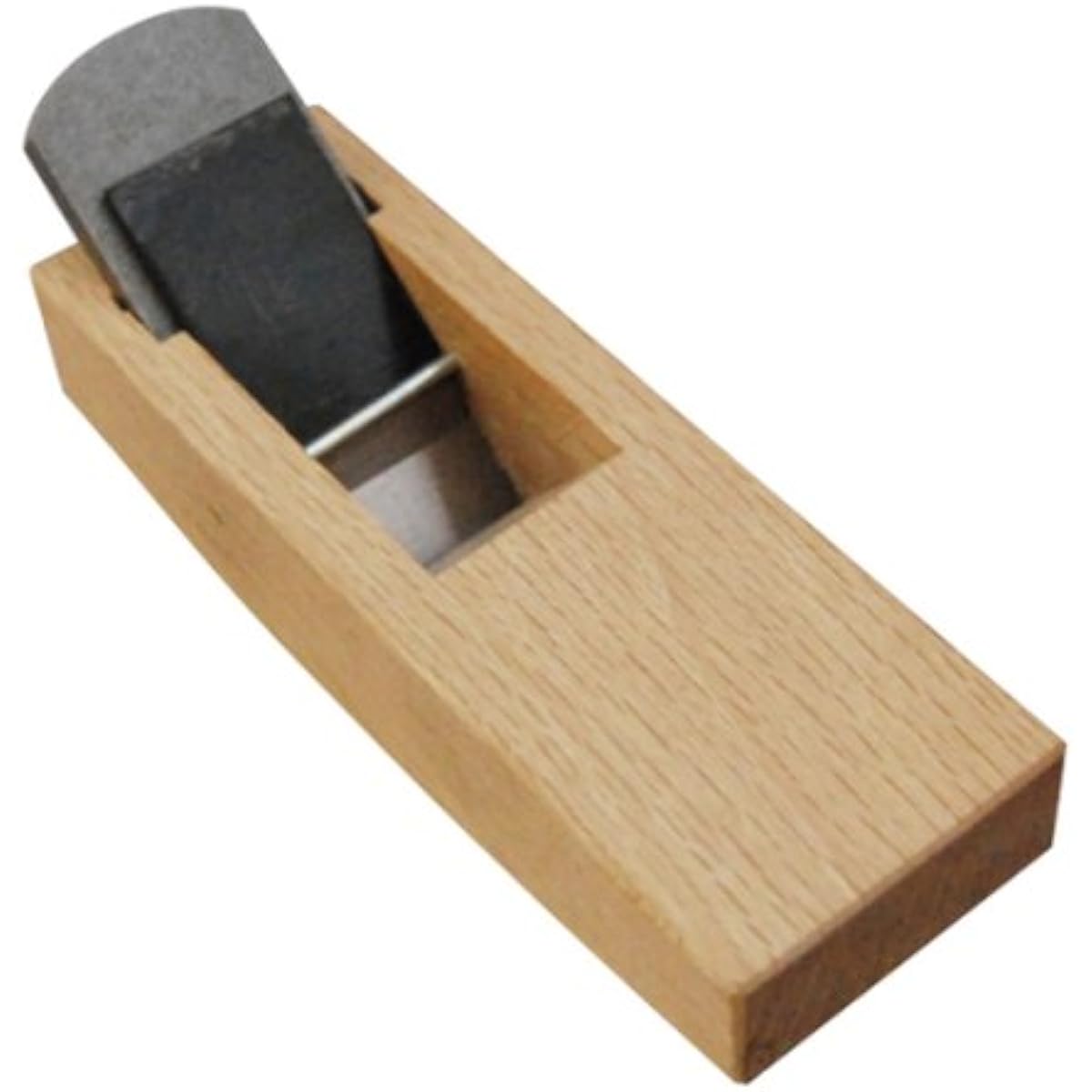 Tsunesaburo High-speed warped plane with press (back) metal, white oak 42mm