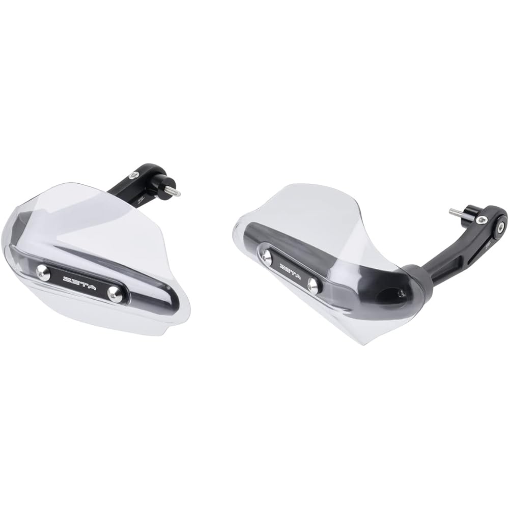 ZETA Sonic Handguard PC Protector Kit M6 Type Attached Bar End Plug Handlebar End Compatible with M6 Flat Type Rebel 1100 Monkey 125 ZS72-2102