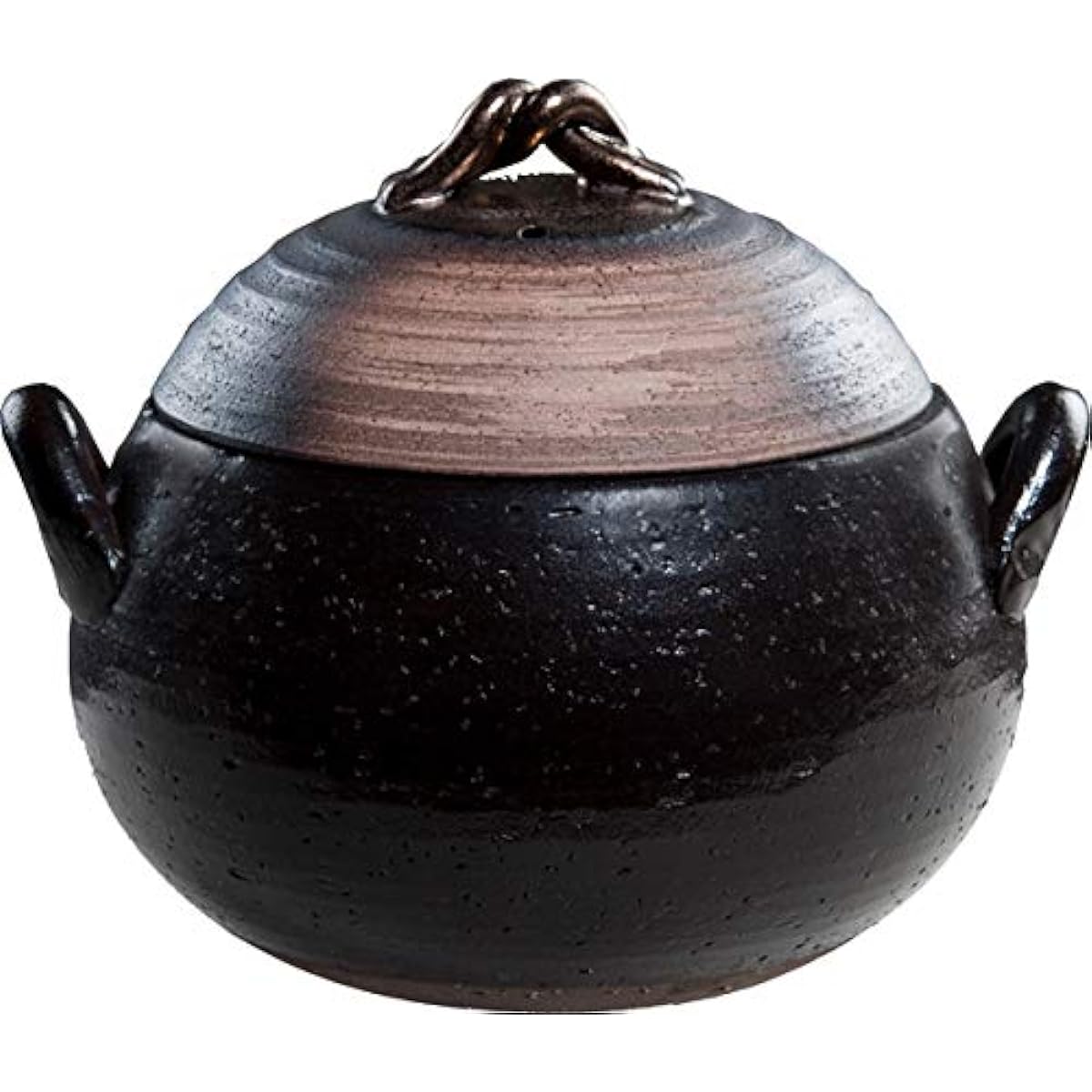 Ryuseigama ceramic coating gold color rice pot (cooks 2-3 cups)