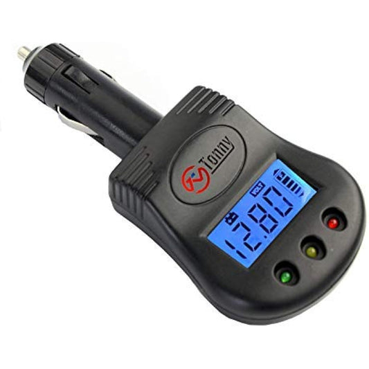 12V plug -in car battery, charging system tester, battery status and alternator charging (LCD display)