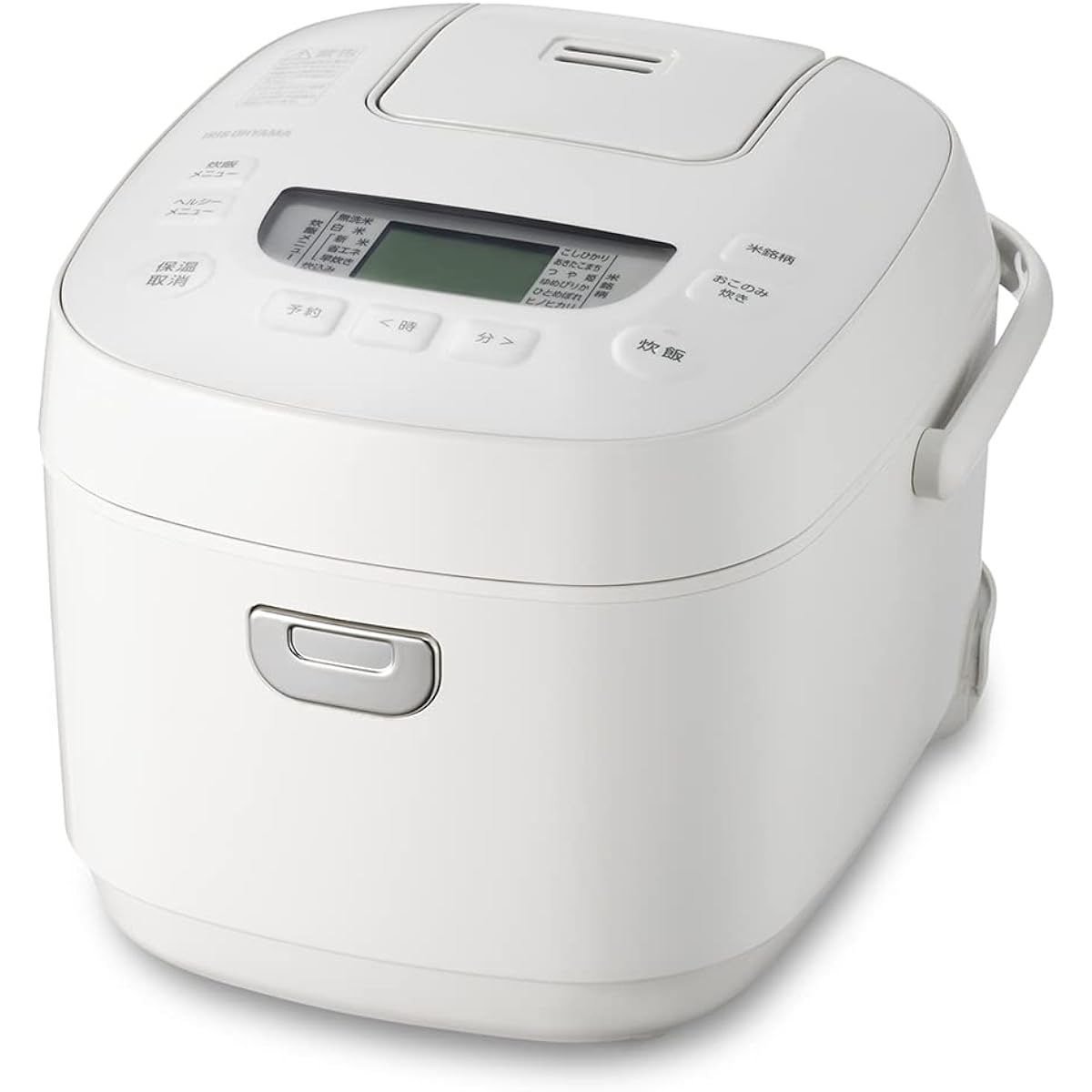Iris Ohyama Rice Cooker 5.5 Cups Microcomputer Type Cooking Function for 50 Different Types Extra Thick Pot Brown Rice 2022 Model White RC-MEA50-W