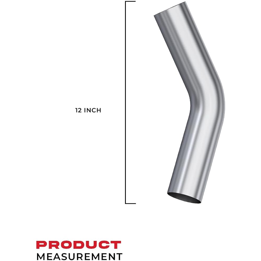 MB2047 5 inch aluminum plating 45 ° bend pipe