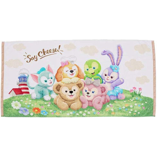 gaia80 Duffy & Friends Bath Towel Duffy & Friends Say cheese! [Tokyo Disney Sea Exclusive] Disney Goods Souvenir