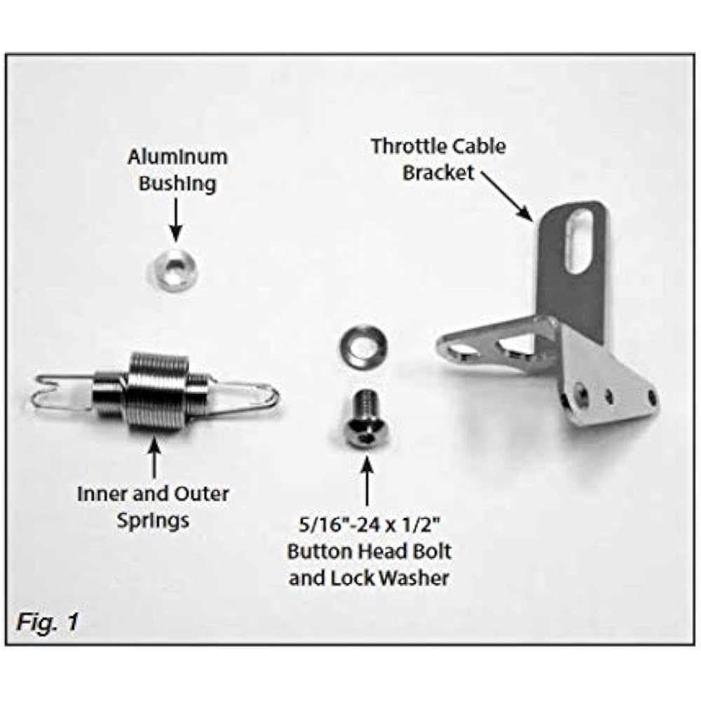 LOKAR XTCB-40FIT Throttle/Kickdown Mount Bracket for Fitech EFI APPL