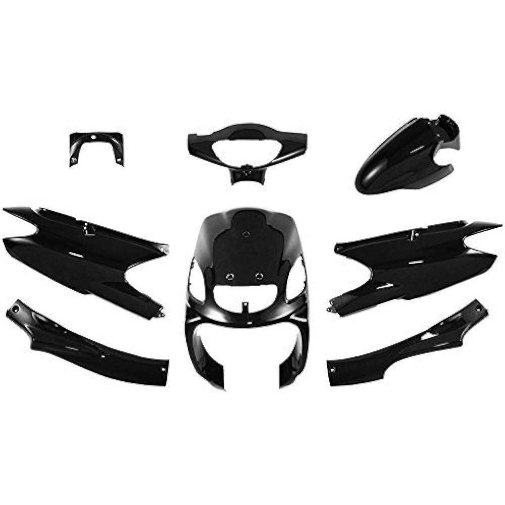 Bike Parts Center Grand Axis 100 Genuine Type Exterior Set 8 Piece Set Black Black Cowl Painted Yamaha Grand Axis SB01J/SB06J 3062
