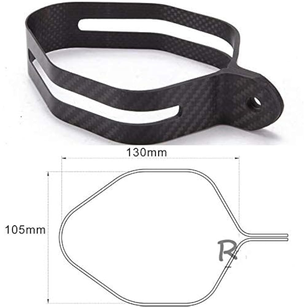 Silencer Band, Carbon Fiber, General Purpose, Carbon Style, Hexagon