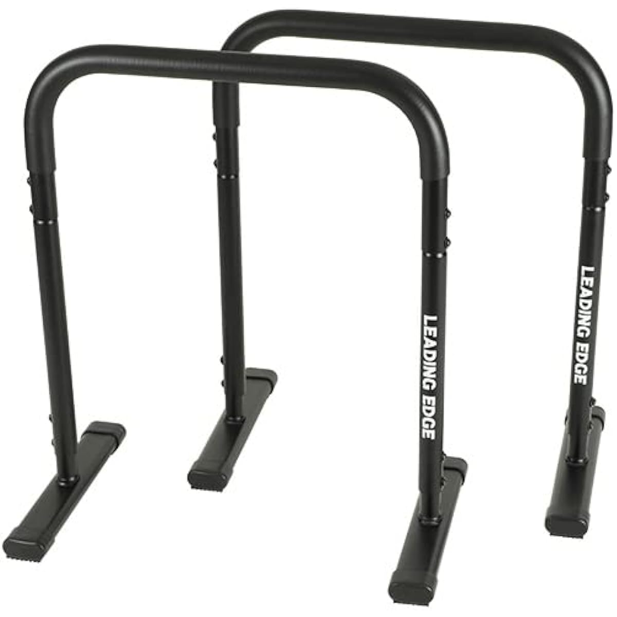Leading Edge 2WAY Dip Stand Load Capacity 120kg 3 Height Push Up Bar Dip Bar Dividable Muscle Training Equipment DS800 Black
