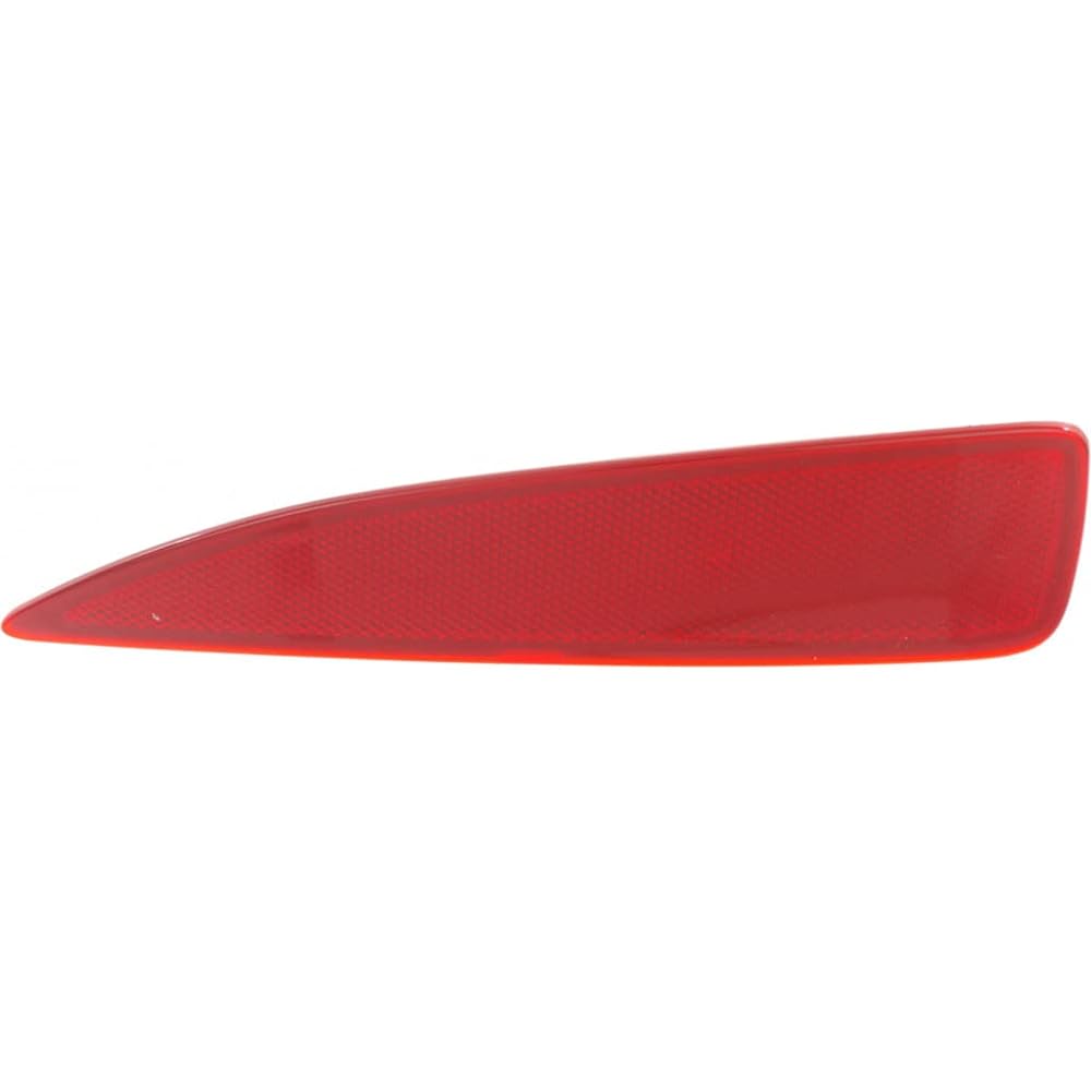 2012-2014 Toyota Yaris Passenger Side Rear Bumper Reflector CAPA Certified with Light Bulb TO1185103-52163-52100; L|LE; Hatchback Replacement