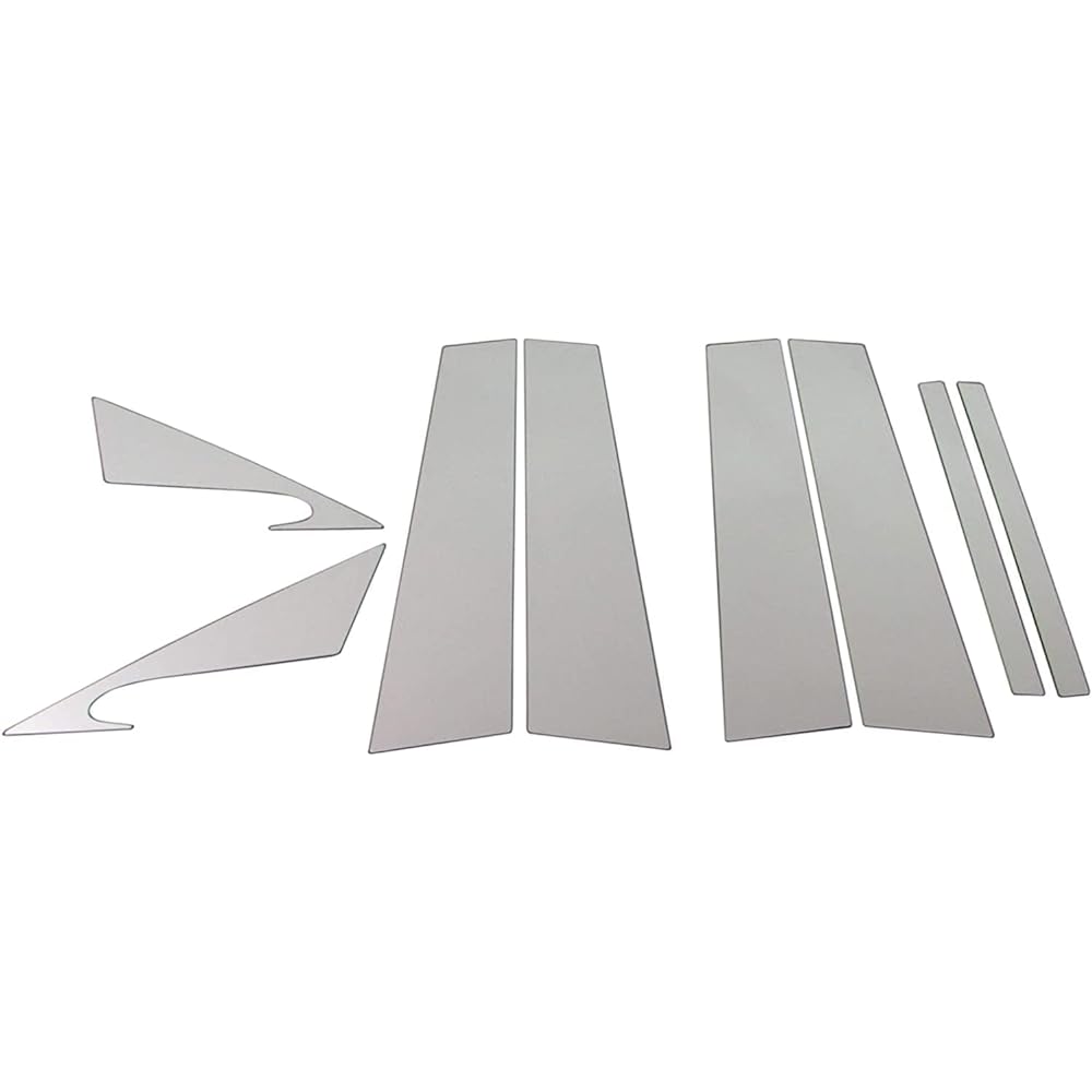 BRIGHTZ Skyline V36 4 Door Super Mirror Stainless Plated Pillar Panel No Visor 8PC [PIL-SIL-203] NV36 KV36 PV36 NV KV PV 36