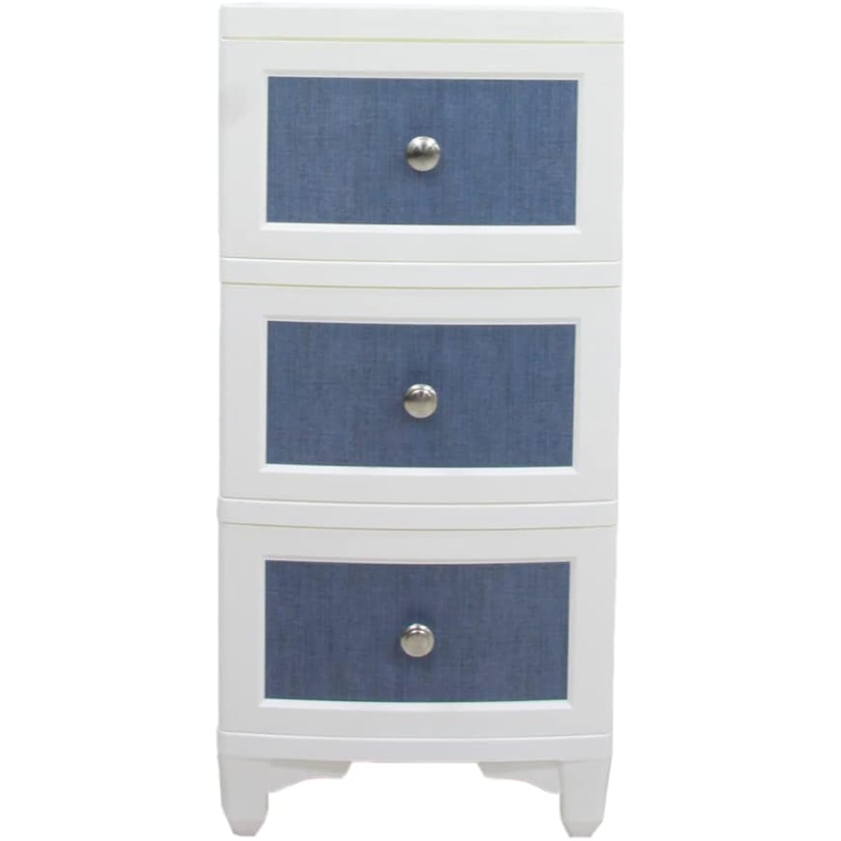 Lilou de coco Scandinavian style vintage chest 3 tiers blue denim