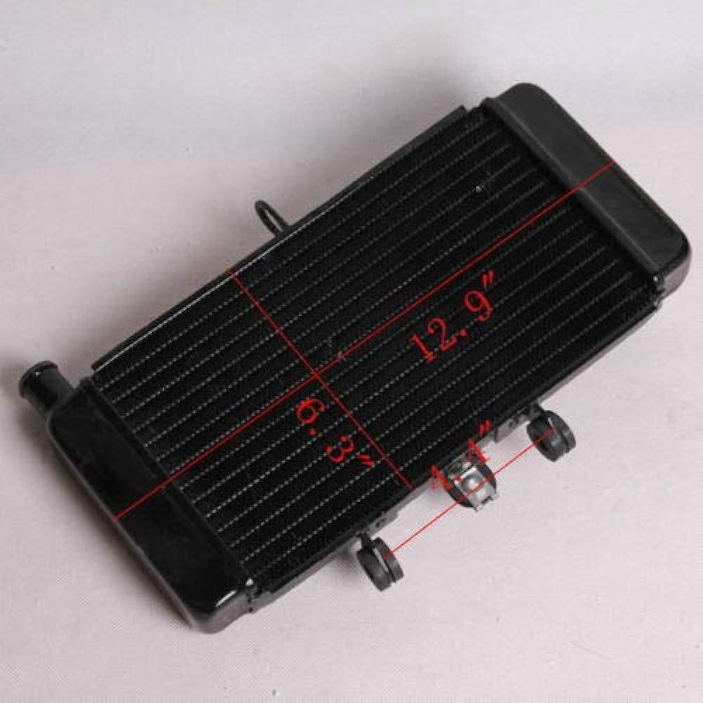 HUILI-JPHOME Aluminum Radiator Cooler for Honda JADE250 1993-1995 Black