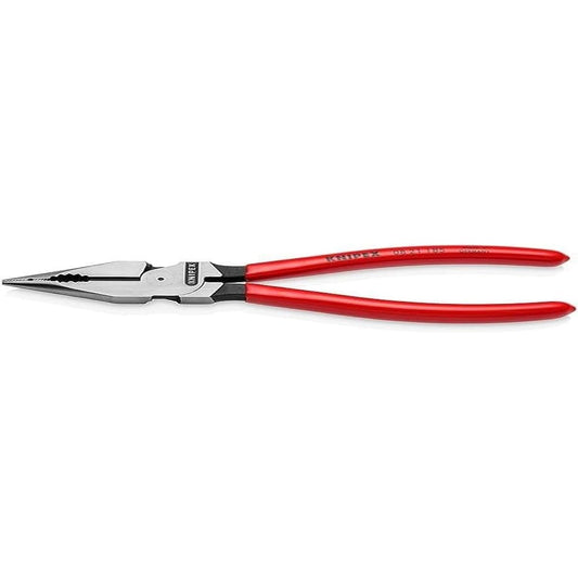 KNIPEX Needle Nose Pliers Plastic Coated Handle Total Length 185mm 0821-185SB