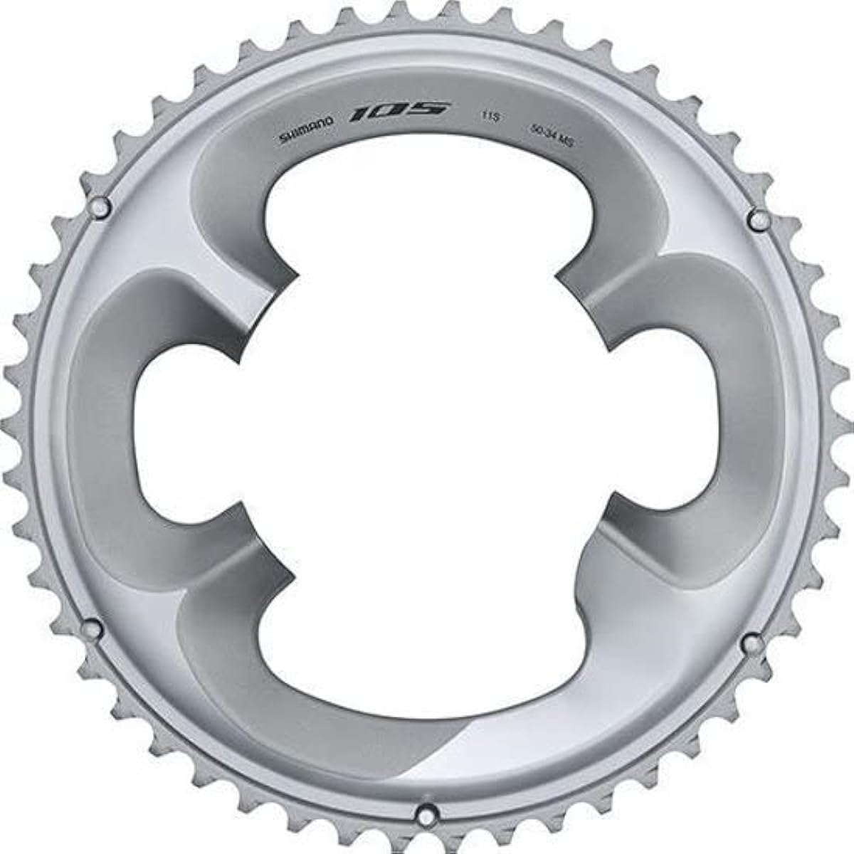 SHIMANO Repair Parts Chainring 50T-MS (Silver) for 50-34T FC-R7000 Y1WV98020