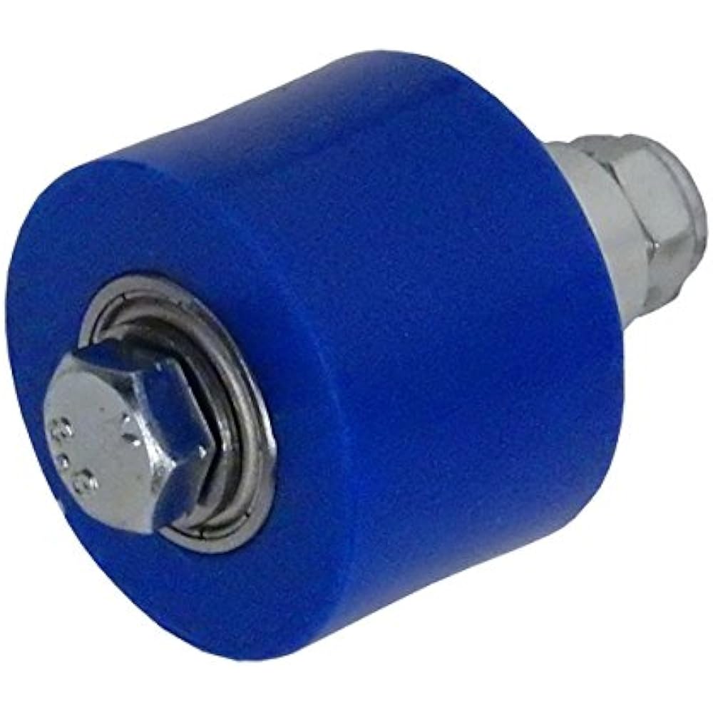 Outlaw Racing or3074BU Chain Roller Guide 34x28mm Blue Predator 500 MX125 MX250