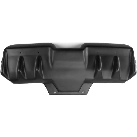 IKON MOTORSPORTS Rear Bumper Lip Diffuser 2015-2021 Subaru WRX STI PP Polypropylene Mat Black Balance Spats Apron Sputter Diffuser Kana
