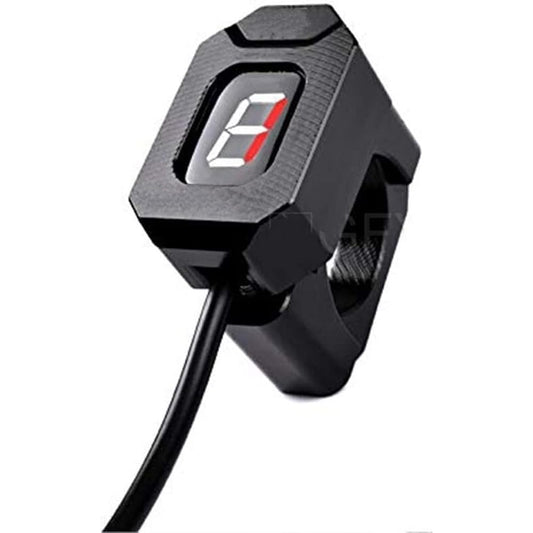 Speed Display Meter Digital Trip/ODO for Bajaj Motors All Ages Motorcycle Gear Indicator 1-6 Level Digital Gear Meter