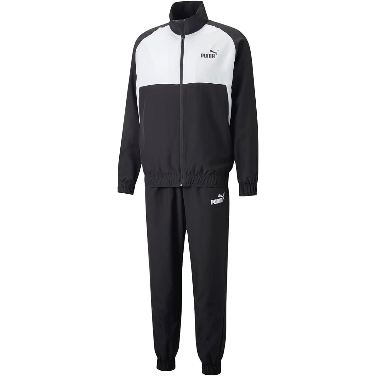 PUMA 675701 Men's Windbreaker Wind Pants Top and Bottom Set Woven Tracksuit
