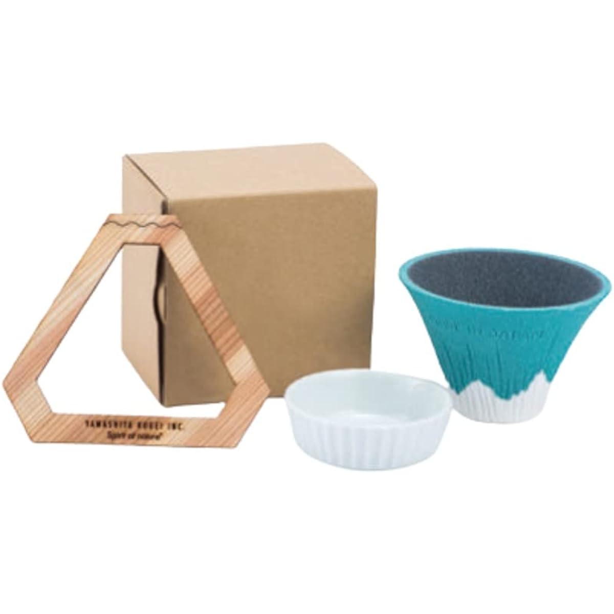 Yamashita Kogei Alumina Coffee Dripper Ceramic Filter F Mt. Fuji Made in Japan 4560010