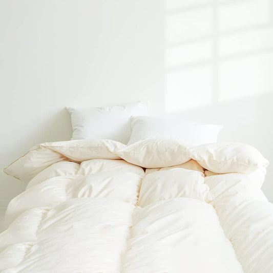 [Futon Kobo Google] Down Comforter Renew Down 85% Single Size 150cm x 210cm Creamy White 1.0kg Down Comforter Down Comforter
