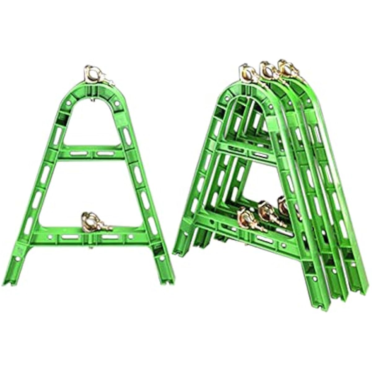 640x57x800mm single tube barricade (green/4 pieces) EA983FV-81A