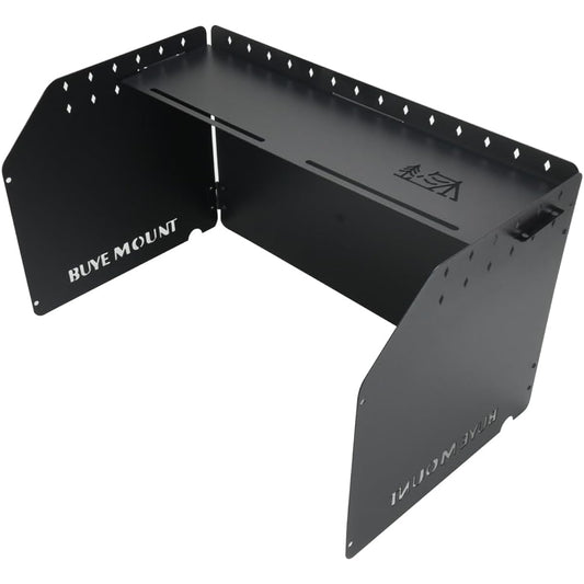 Windbreak Stand Windscreen Fuel Saving Air Circulation Ventilation Rounded Corners Foldable Outdoor Stove Camping