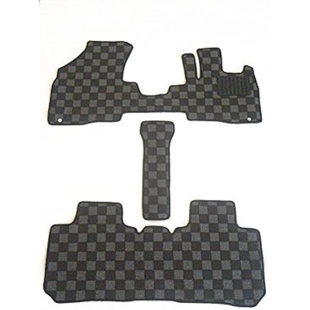 Car floor mat Suzuki Solio MA26S-MA36S exclusive check black T2-12MY-77M9 T2-12MY-77M9