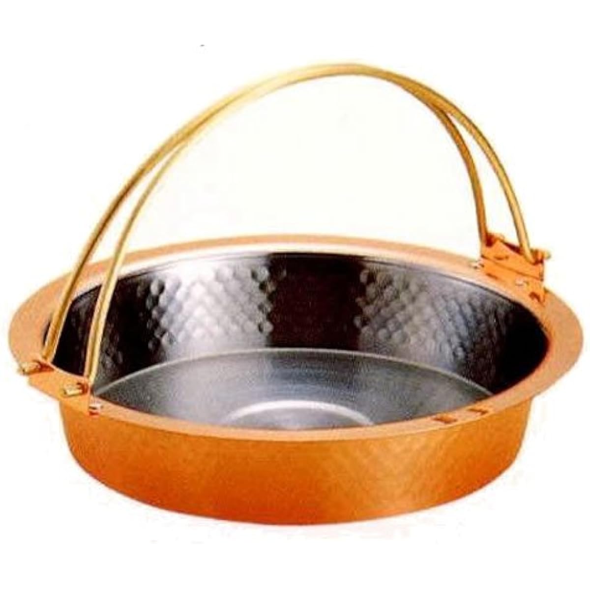 Shinkodo pure copper sukiyaki pot (with vine) 26cm