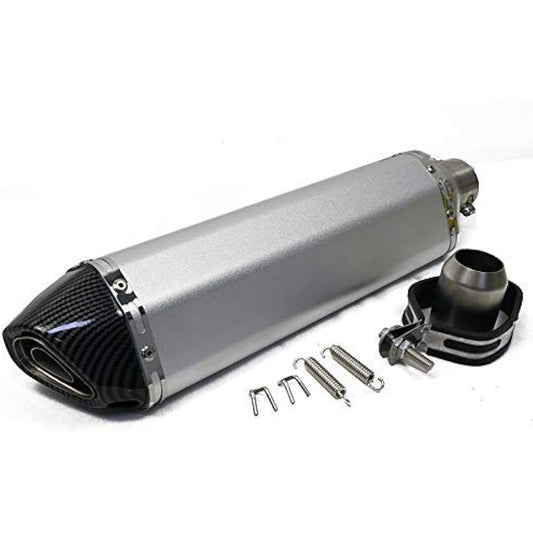 Yowhyana Motorcycle Silencer Slip-on Muffler 51mm General Purpose Total Length 47CM Motorcycle