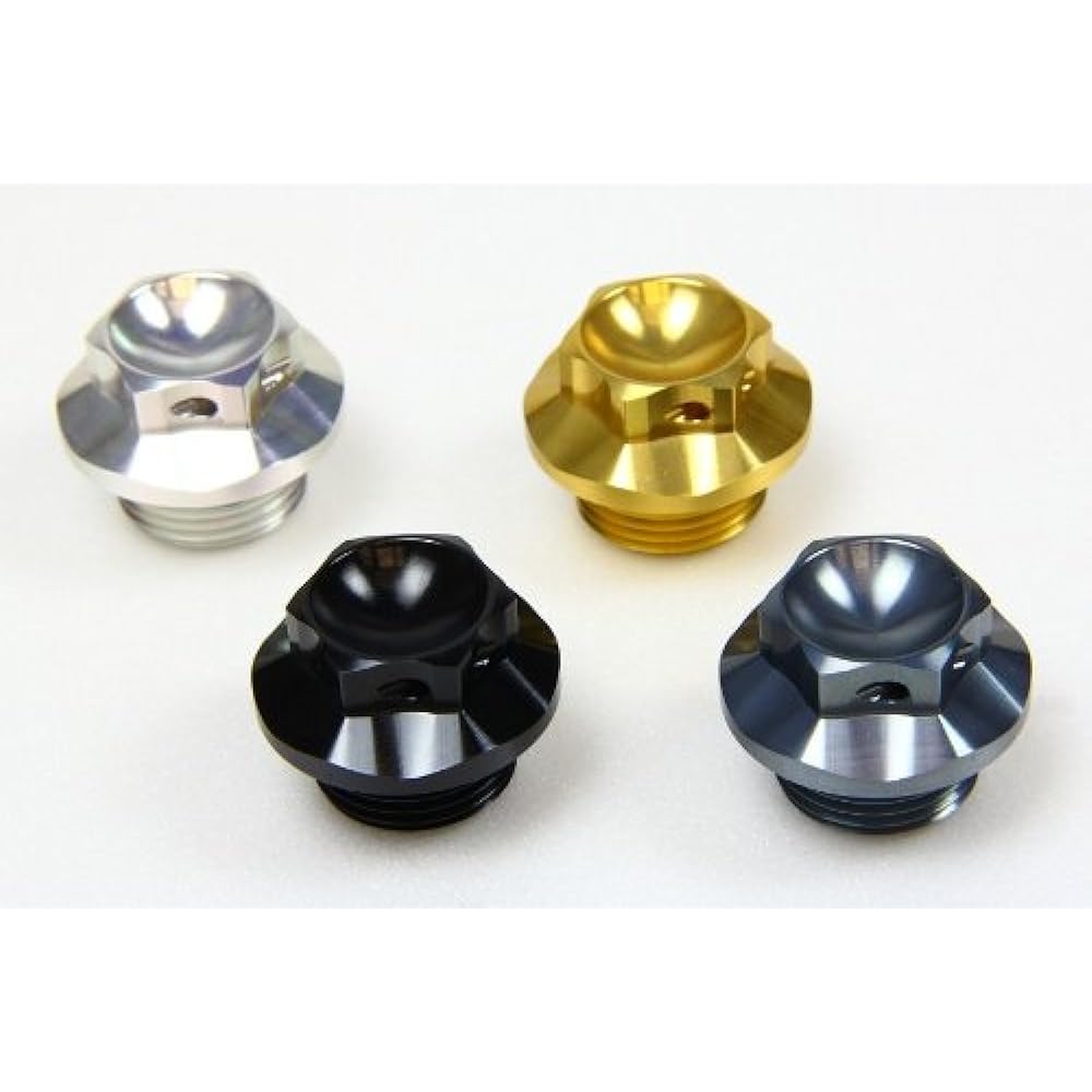 antlion oil filler cap M20XP2.5 titanium blue 30106-TB