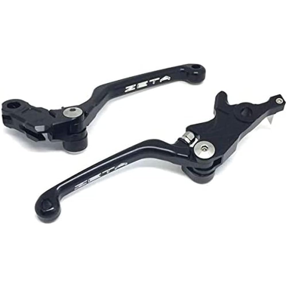 ZETA Pivot Street Lever Set HONDA CL250'23, CL500'23, GROM '13-23, MONKEY125 '19-22, CB125R'18-21, CB250R'18-19, CBR250R'11-18, CBR400R'13-21 Black