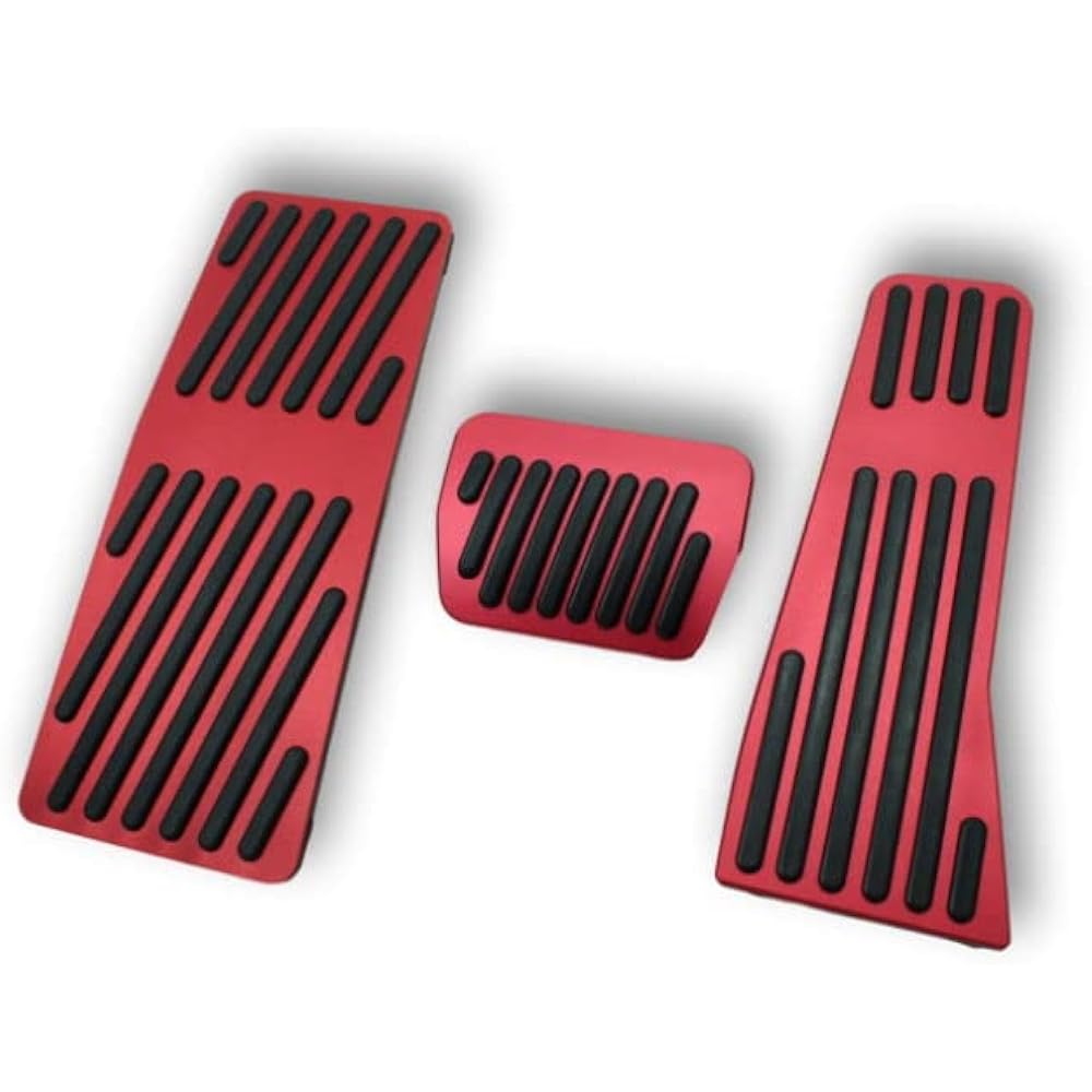 Mazda Aluminum Pedal Cover 3 Piece Set CX-30 Mazda3 etc. Accelerator Brake Footrest Pedal Cover CX30 MAZDA3