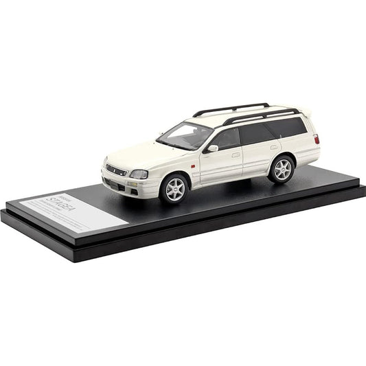 INTERALLIED Hi Story 1/43 Nissan STAGEA 25t RS FOUR S (1998) White Pearl Finished Product HS381WH