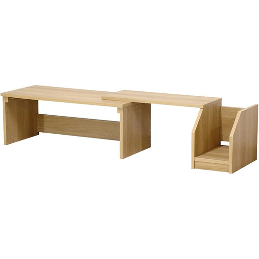 System telework desk (Low) Natural DE-08+09