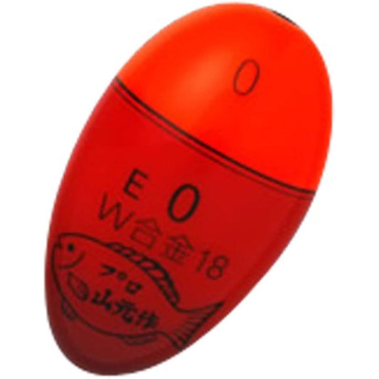 Yamamotokoubou Float Pro Yamamoto Float W Alloy 18 E Type (Long Throw Type) Orange 1.0