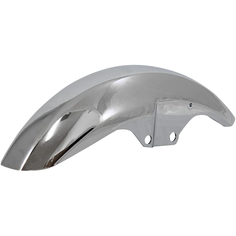 MADMAX Kawasaki Zephyr 400/χ Genuine Type Front Fender Plated Silver