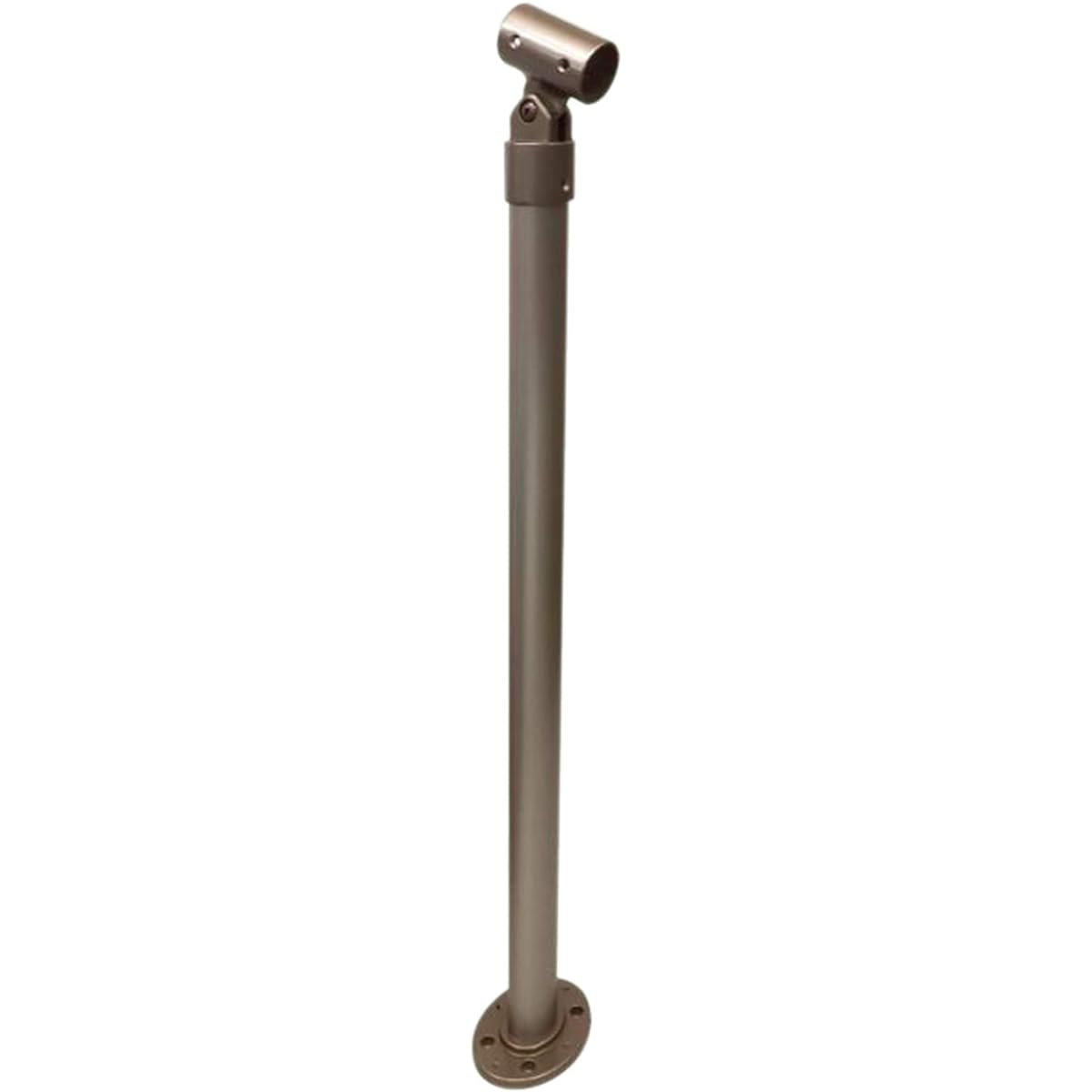 Cyclocare Elasto Outdoor Handrail Through Post 4040 Base Plate Type Dark Stainless Steel Body: Depth 5cm Body: Height 80cm Body: Width 3.5cm Cover Included