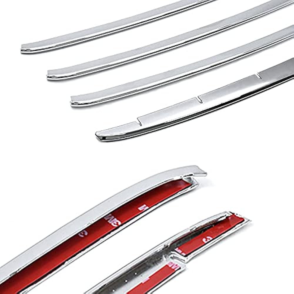 Prius Plated Front Grille Cover 5 Piece Set 30 Series